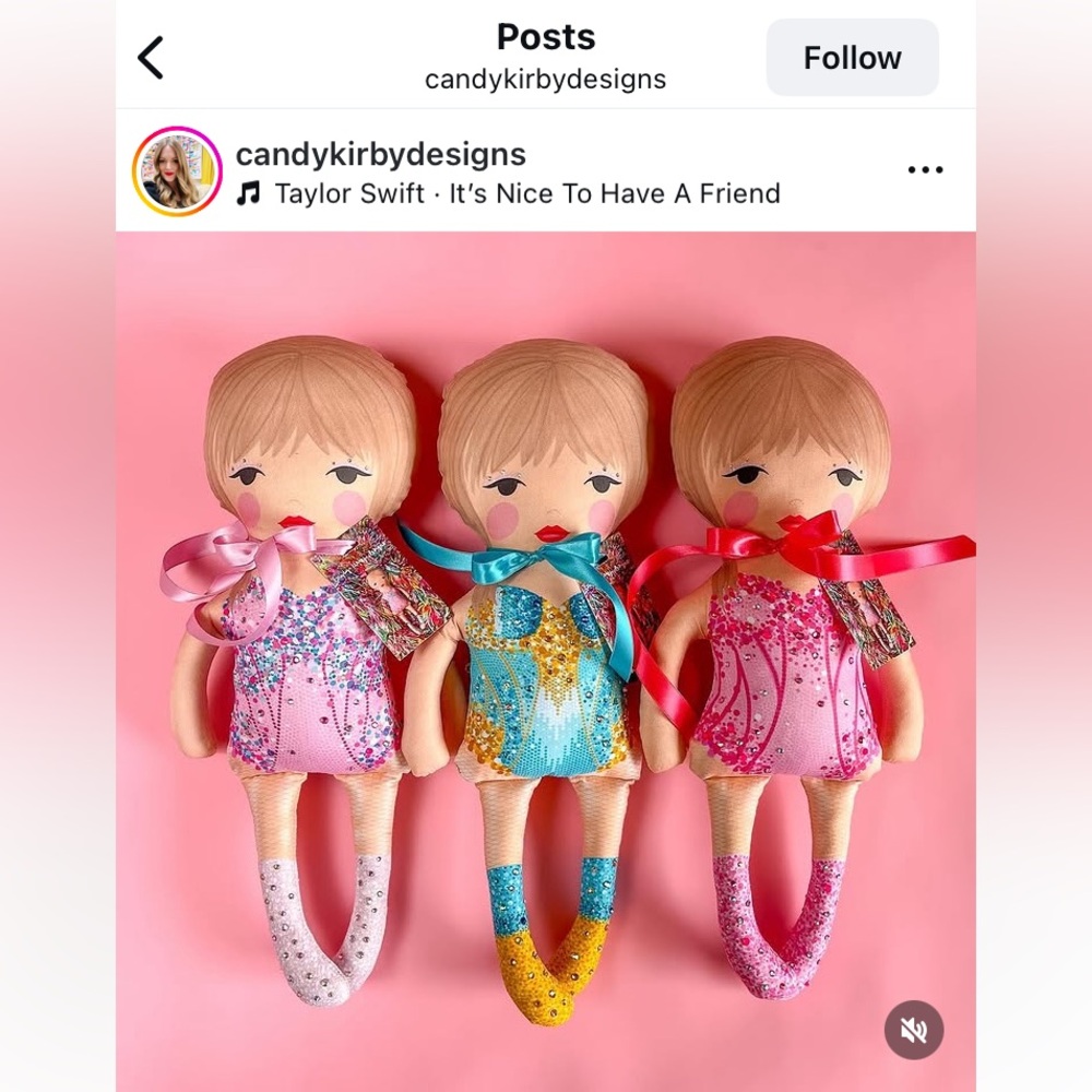 Handmade Taylor Swift doll
